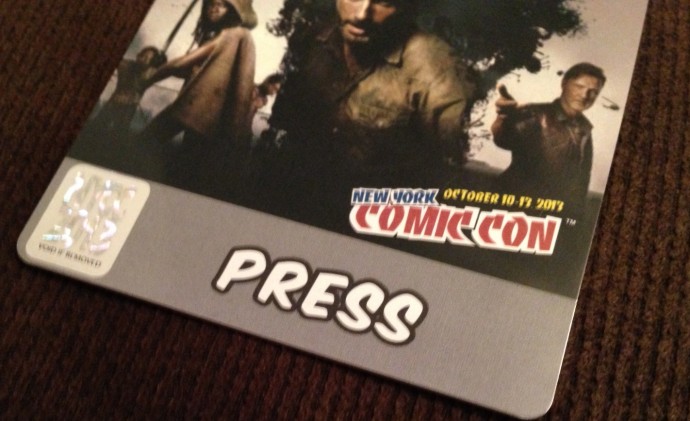 A press badge doesn't get you a heckuva lot at New York Comic Con, but it's great having one all the same.