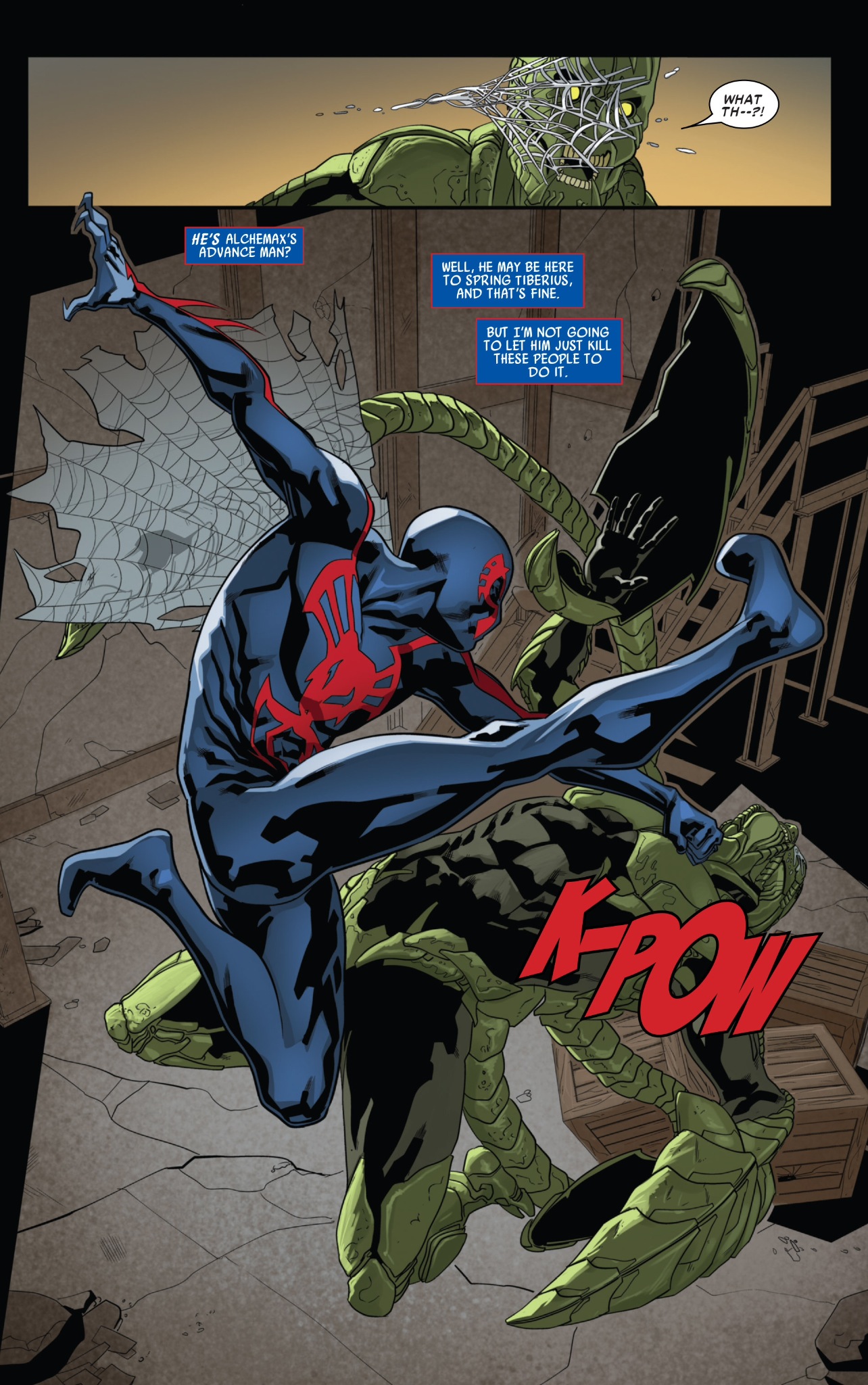 What are Spiderman's 2099 motives? Is he the main villain for the