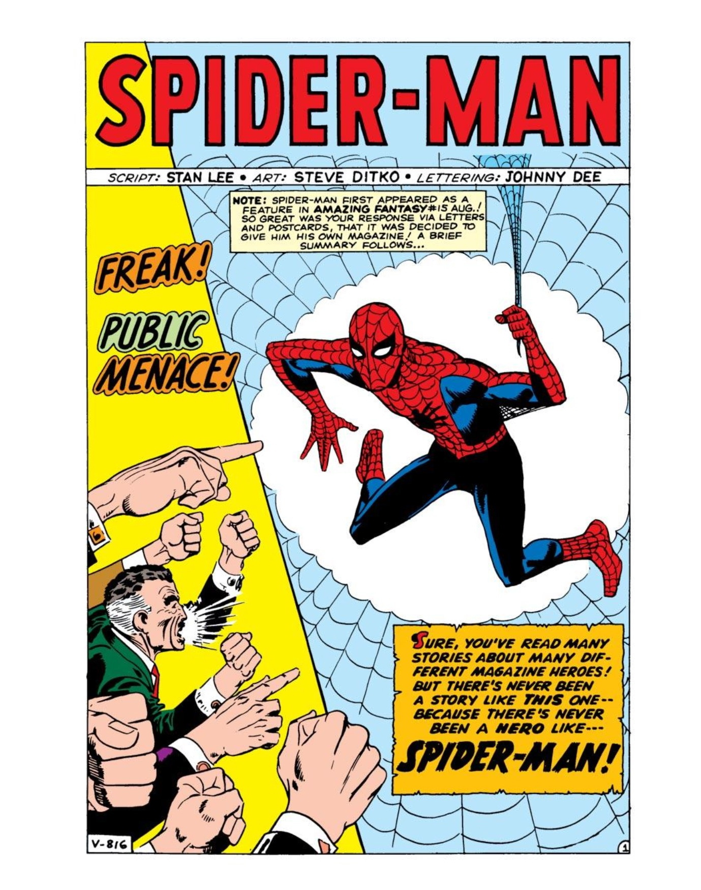 Postcard The Art Of Vintage Marvel Comics The Amazing Spider-Man #16 