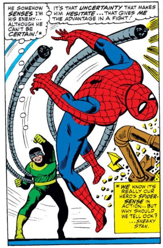 Image from Amazing Spider-Man #56: John Romita Sr. (pencils) and Mickey Demeo (inks)