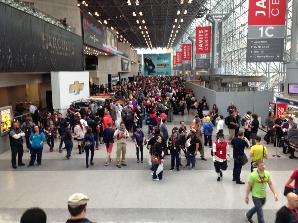 The crowds at NYCC are just killing me. 