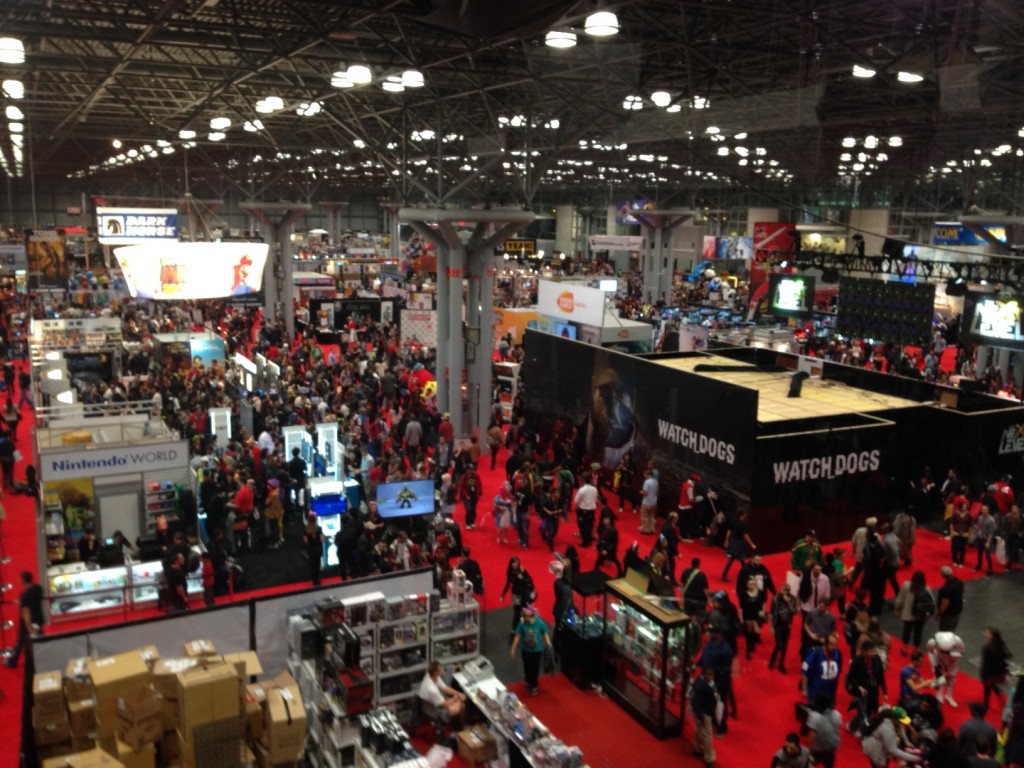 A view of the NYCC showroom floor.