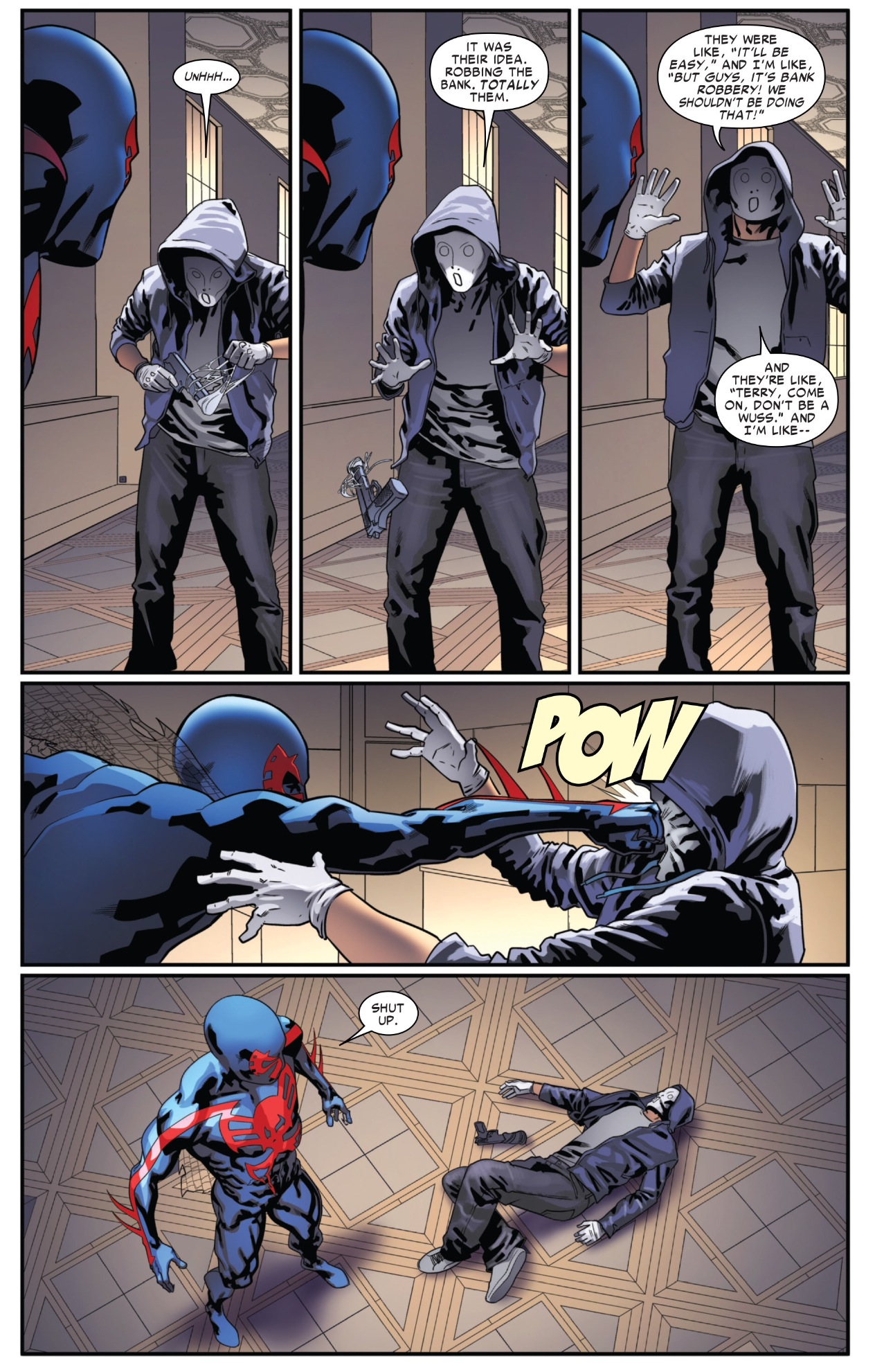 Spider-Man 2099 #2 and Being Funny